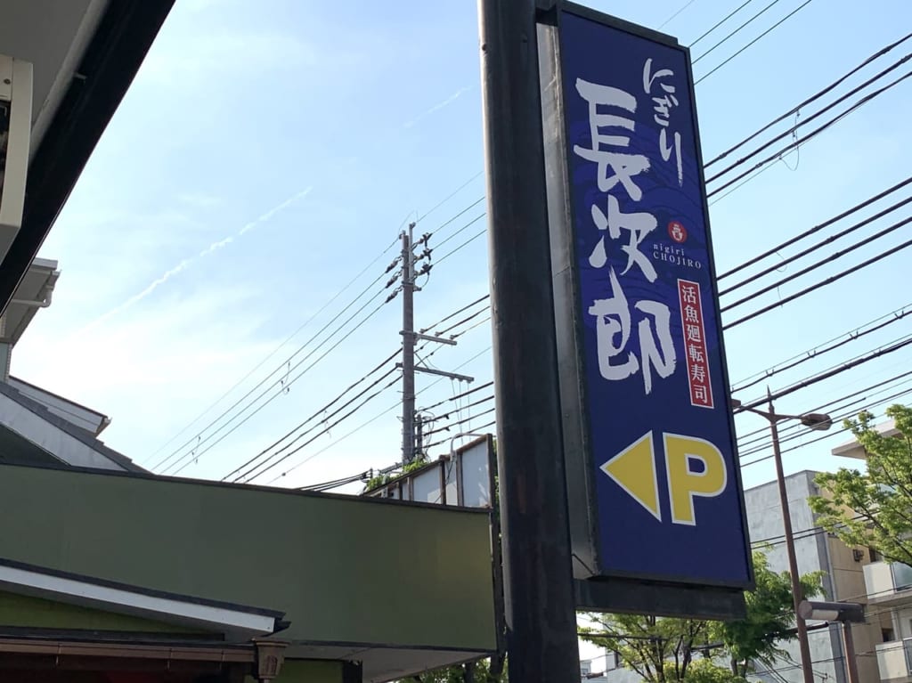 にぎり長次郎　看板