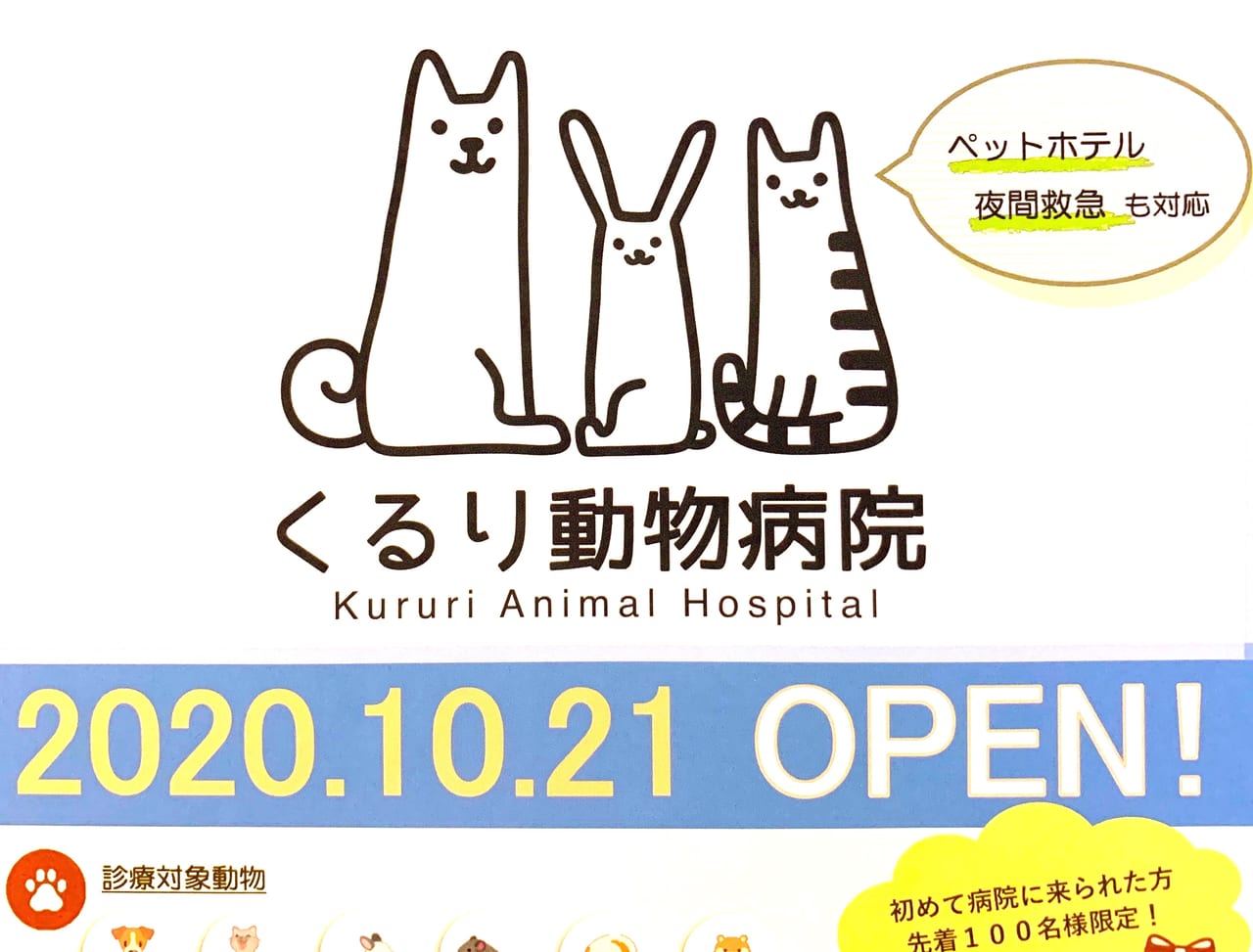 尼崎市 山手幹線沿い 立花小学校の近くに くるり動物病院 ができるみたい 10月21日オープン予定 号外net 尼崎市