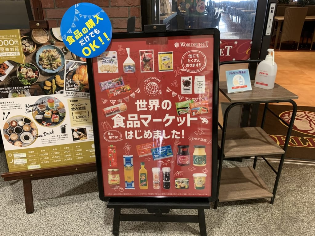 世界の食品マーケットポスター