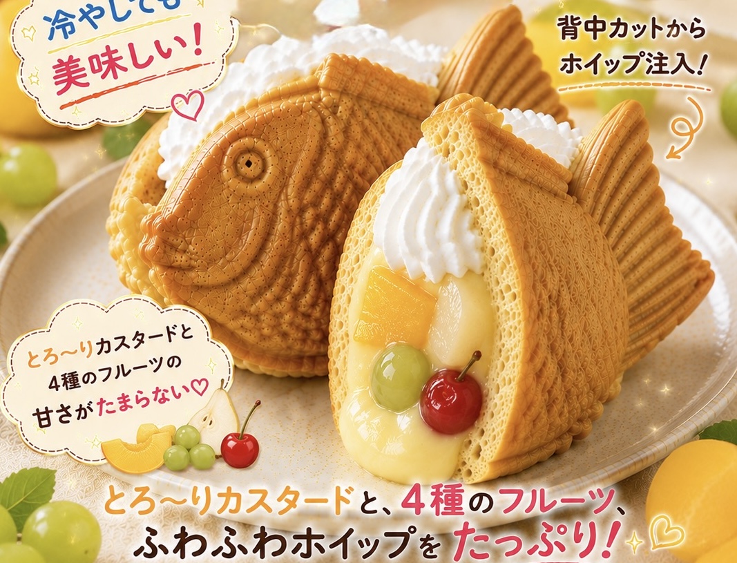 たい焼きレボリューションカスタードもっち